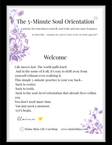5 Minuted Soul Orientation (1)